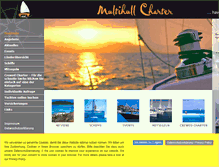 Tablet Screenshot of multihull-charter.com